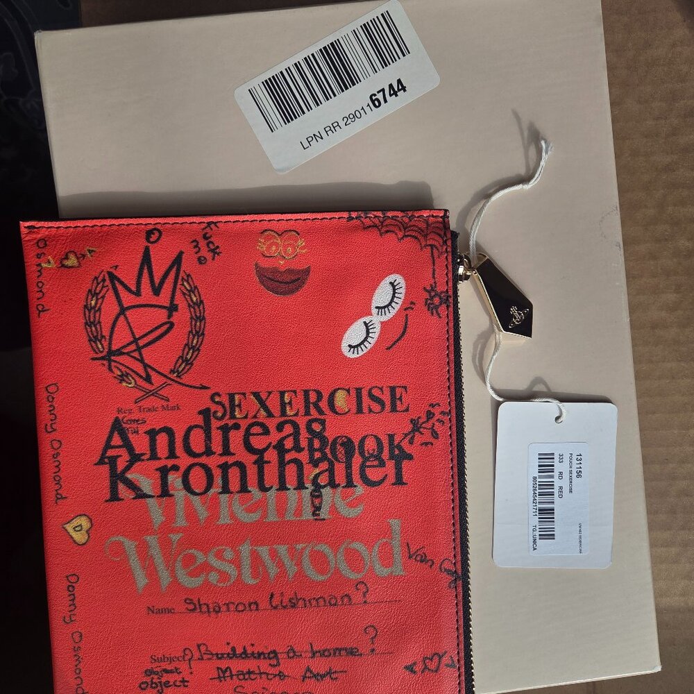 Authentic Rare Collectible Vivienne Westwood Sexercise Pouch or Clutch bag